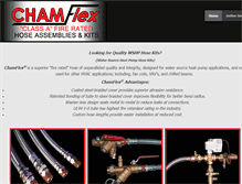 Tablet Screenshot of chamflex.com